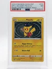 SPECIAL DELIVERY PIKACHU 2020 POKEMON CANADA POKEMON CENTER SWSH074 PSA 7 Q7285