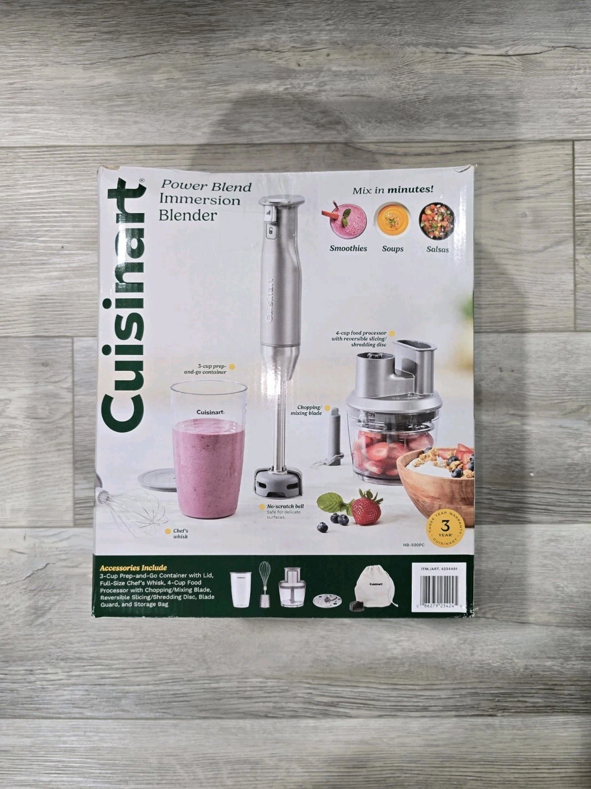 Cuisinart Power Blend Immersion Blender New Open Box
Opens in a new window or tab