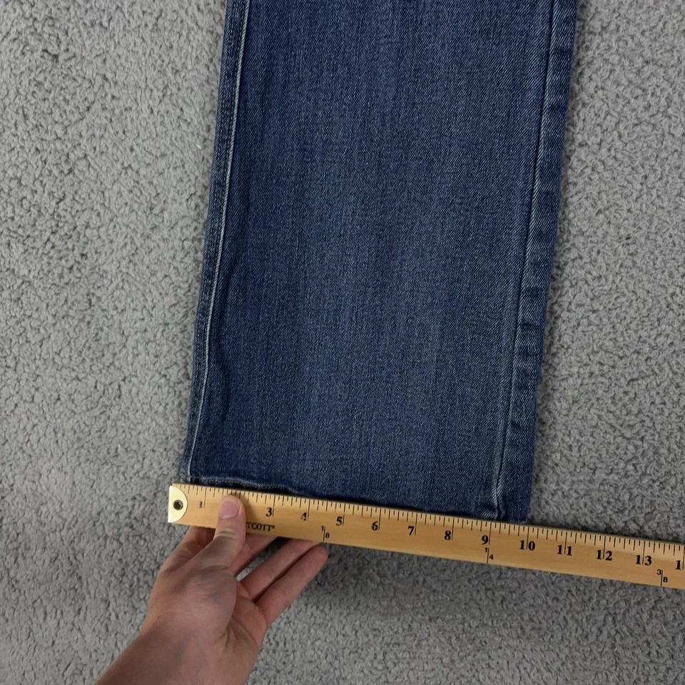 YMI Jeans Juniors 7/28 Blue Flare Medium Wash Mid Rise Denim Casual Stretch - Image 2 of 4