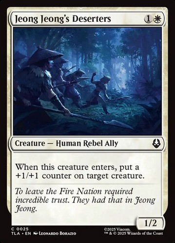 Jeong Jeong's Deserters #25 Avatar: The Last Airbender (TLA) Magic: The Gathering