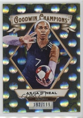 2025 Upper Deck Goodwin Champions Yellow Circles 192/199 Asjia O'Neal #79 1u6