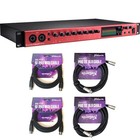 Focusrite Clarett Plus 8Pre USB-C Audio Interface w/ MIDI & XLR Cables