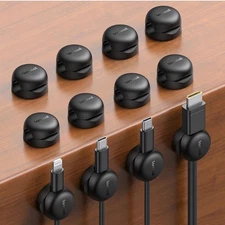 Lamicall Spring Cable Clips, Desk Office Accessory - 12Pack Compact Office Or...