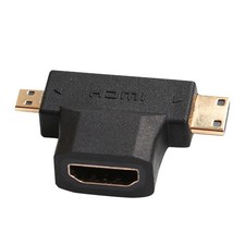 HDMI Female to Mini Micro HDMI Male Adapter Plug Port Connector Components