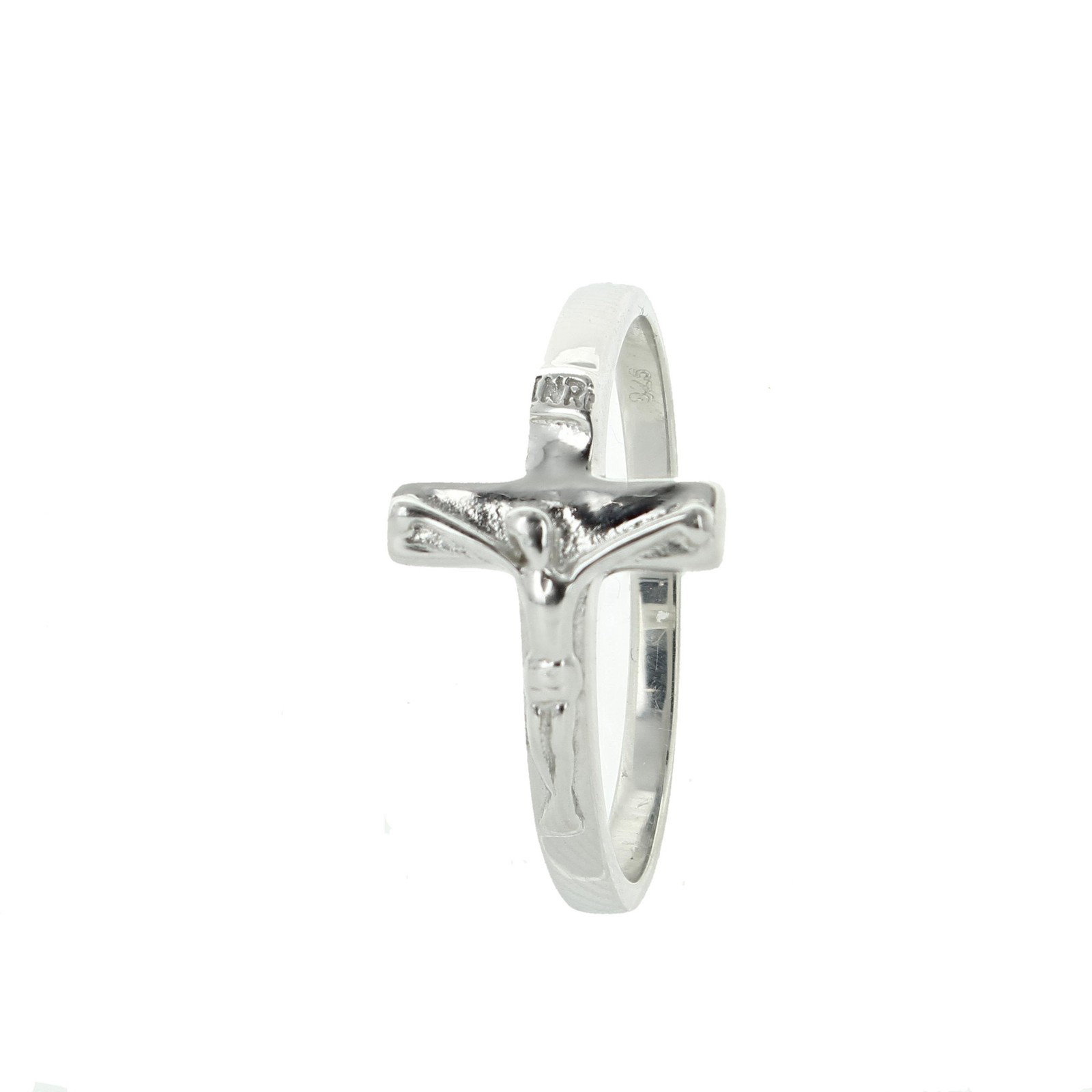 Bague Croix du Christ en Argent - Anneau Minimaliste pour Femme au Quotidien