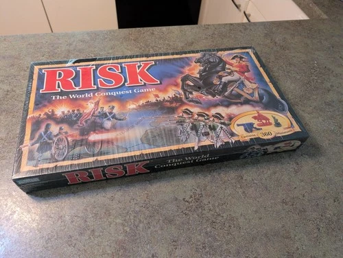 Vintage 1993 RISK World Conquest Board Game Parker Brothers 00044 ~ SEALED ~