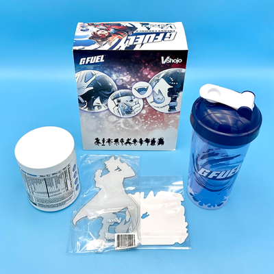 G Fuel VShojo K9KURO Collector's Box Tub Shaker Cup 6