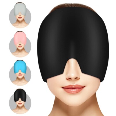 Migraine Relief Cap, Reusable Cold Hot Therapy Headache Relief Cap