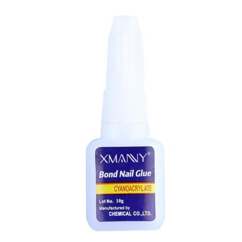 Nail Glue With Brush Extra Strong Clear False Nail Fast 10g Tips Dry Art A7E7 - Picture 10 of 10