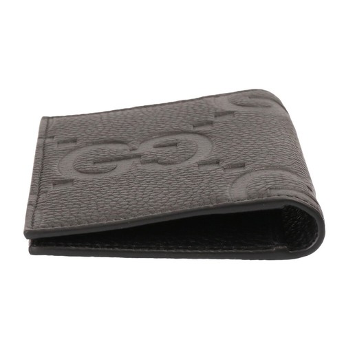 GUCCI Passport Holder Unisex Big GG Leather 795245 AABY0 1000 Black - Picture 6 of 8