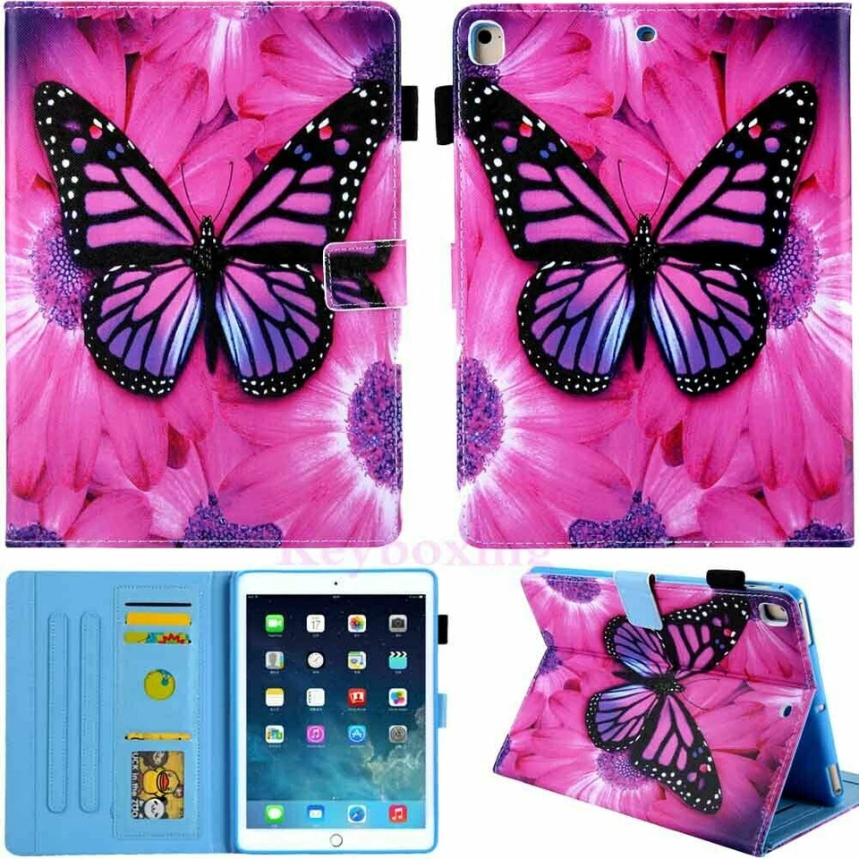 For iPad 8th 7th 6th 5th Generation Magnetic Flip Stand Leather Case Smart Cover - Image 3 of 4