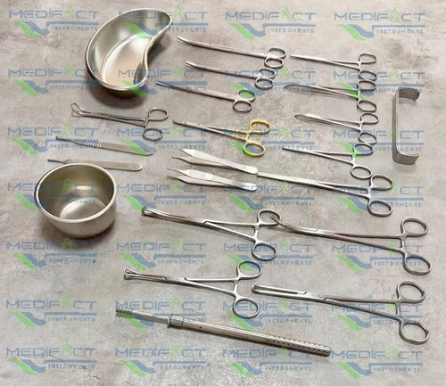 Basic General Surgery Instruments Set of 21Pcs German Grade surgical Instruments