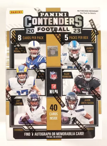 2023 Panini Contenders NFL Football Trading Cards Blaster Box Brand New Sealed
