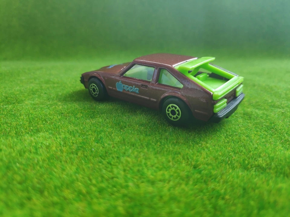 Matchbox 1-75 Toyota Supra 1983 MB78 / Burgundy / Lime / HP / Bulgarian Base - Image 2 of 4