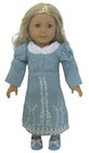 Caroline's Blue Empire Waist Victorian Dress fits 18" American Girl Size Doll