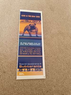 TNEWL52 WERBUNG 11X4 GOTA & THE LOW DOG: ''HEY BULLDOG'' SINGLE