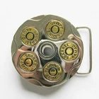 Gun Spinner Bullet Metal Belt Buckle