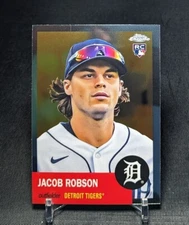 Jacob Robson Rookie RC 2022 Topps Chrome Platinum Anniversary Card #374 Tigers
