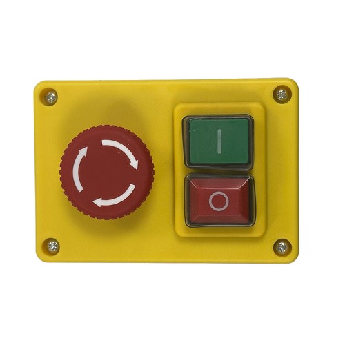 Workshop Lathe NVR (No Volt Release) Safety Switch & Emergency Stop 220/240V - Picture 3 of 11