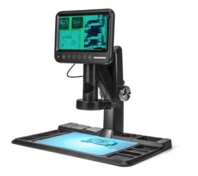 12 Million Pixel Electron Microscope 1600x Digital Magnifying Glass 7'' Screen