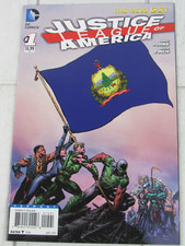 Justice League of America #1VT Apr. 2013 DC Comics Vermont Flag Variant