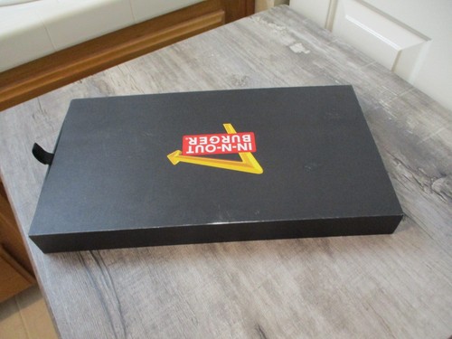 In N Out Burger Metal License Plate Frame Never Used In Original Box NEW NOS - Picture 10 of 12
