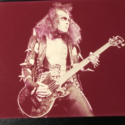 Vintage KISS Gene Simmons Early 70's Photo 8 x 11 Glossy | eBay