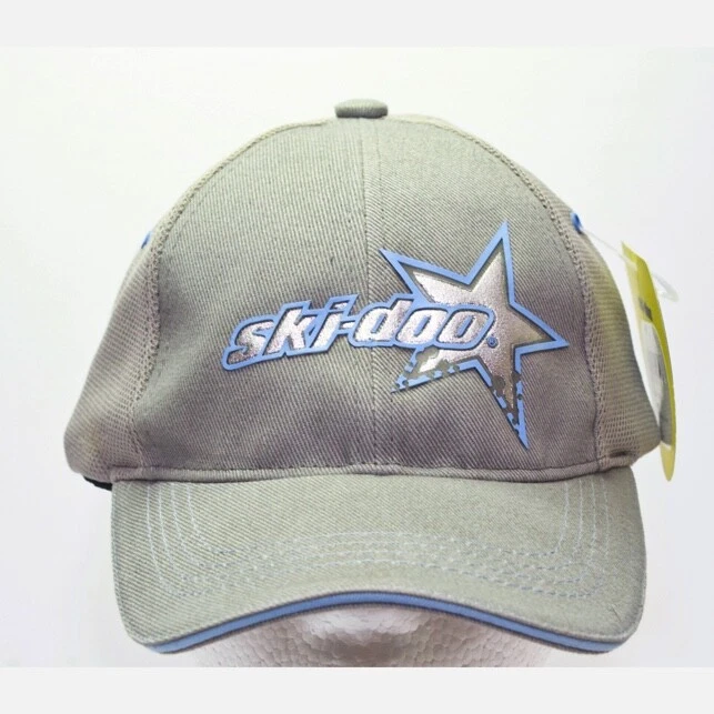 Ski Doo Star Adjustable Baseball Cap Hap Gray New Bombardier BRP RN91542 |  eBay