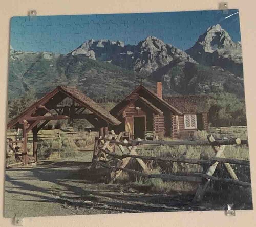 16x18 "Church of Transfiguration" Grand Teton Puzzle Art 500Pc Puzzle/Picture - 第 1/3 張圖片