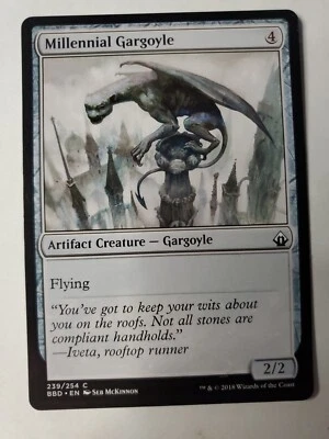 MTG Magic The Gathering Card Millennial Gargoyle Artifact Creature Gargoyl - Image 1 of 2