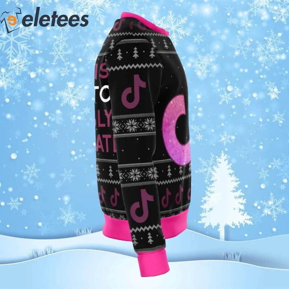 Galaxy Tiktok Ugly Christmas Sweater F0TLE565