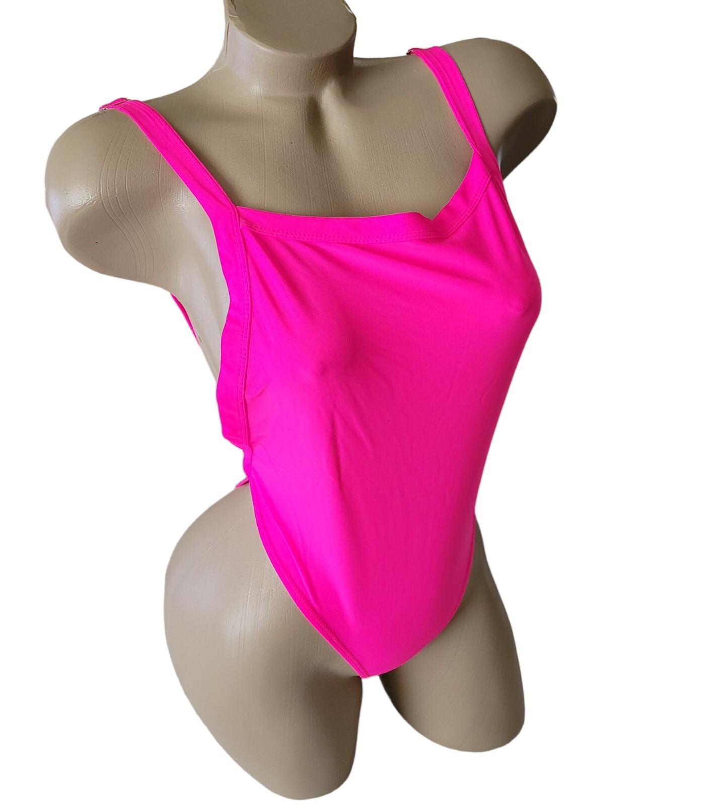 C'est Toi Open Back Sleeveless Tank Bodysuit