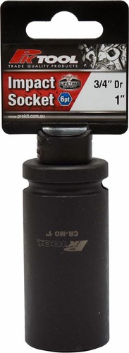 PK TOOLS 3/4" Dr. 6PT Quality Deep Impact Socket Metric Individual 3/4" - 2-1/4" - Picture 13 of 30