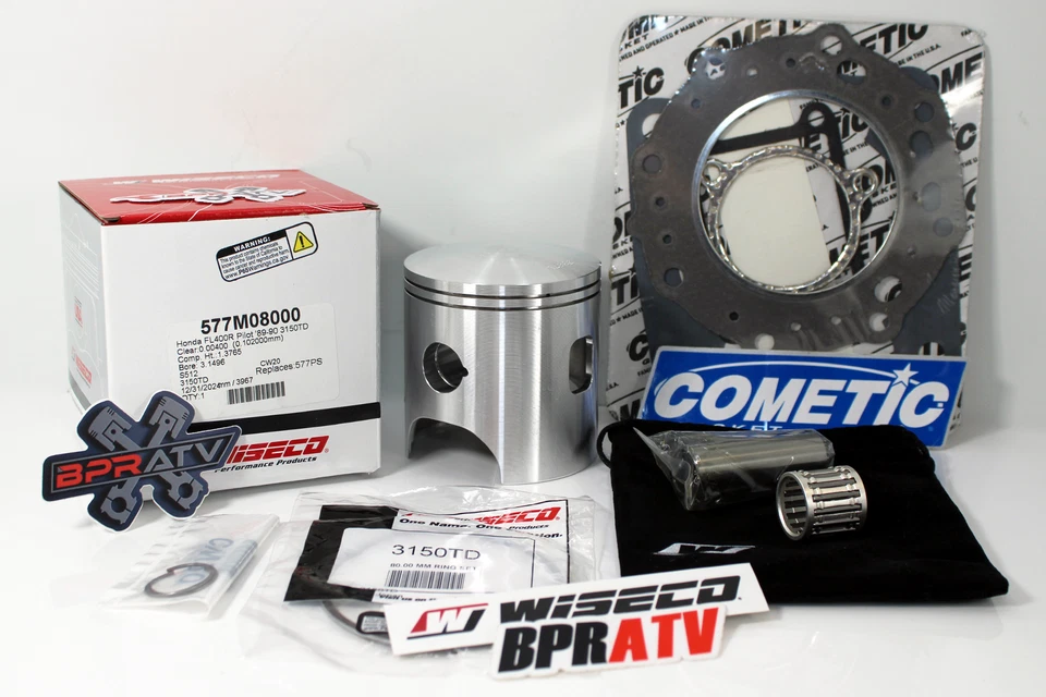 本田 Pilot FL400 Wiseco 活塞 Wiseco 顶端轴承 Cometic 顶端垫圈 — 第 3/4 张图片