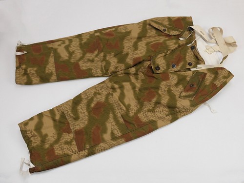 Wehrmacht Zimowe spodnie dwustronne Spodnie dwustronne Zima Odzież dodatkowa Bagno 43 Białe rozm. 2