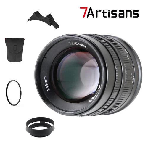7artisans 55MM F1.4 MANUAL Fixed LENS For Sony E Mount A7, A7II, A7R,nex,A7iii