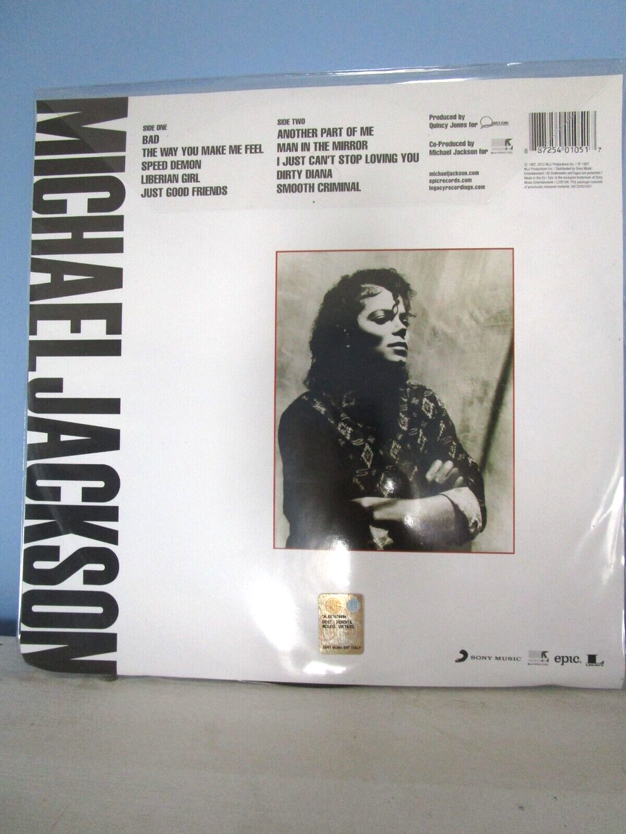 MICHAEL JACKSON CDセット　「BAD」picture label musicgoldmine.com - Michael Jackson Bad Epic Records Label Award