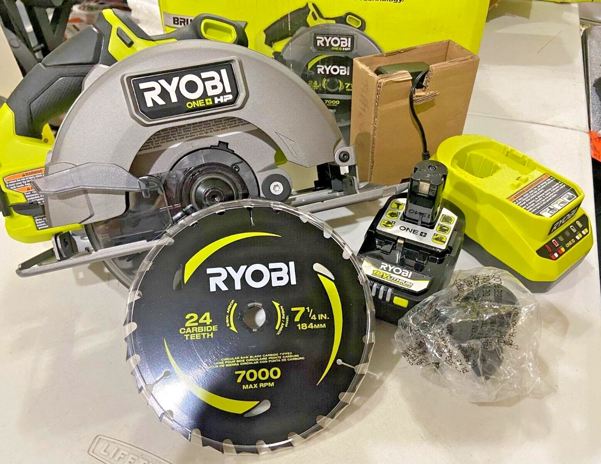 OPEN BOX RYOBI PBLCS300K1 18v Brushless 7 1 4