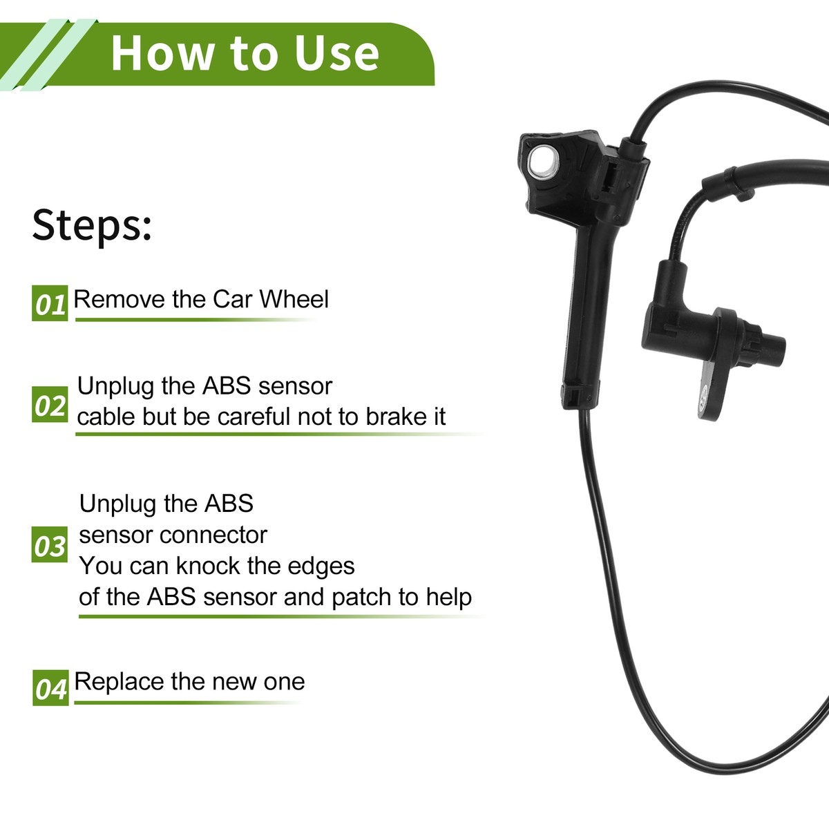 ABS Wheel Speed Senor ABS Sensor No.8954320180 for Toyota