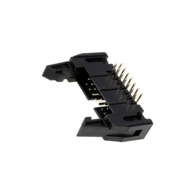 2X AWP-14K Buchse IDC männlich PIN: 14 mit 90°-Winkel THT vergoldet NINIGI