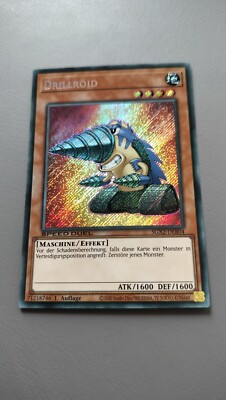 Yu-Gi-Oh! Drillroid  Sgx2 Secret Rare 1.Auflage Deutsch 