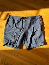 HUF Mountain Belted Shorts Men’s Large Navy Blue