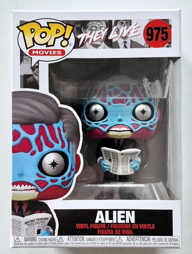 Mint in Mint Box Funko Pop Movies They Live Alien #975