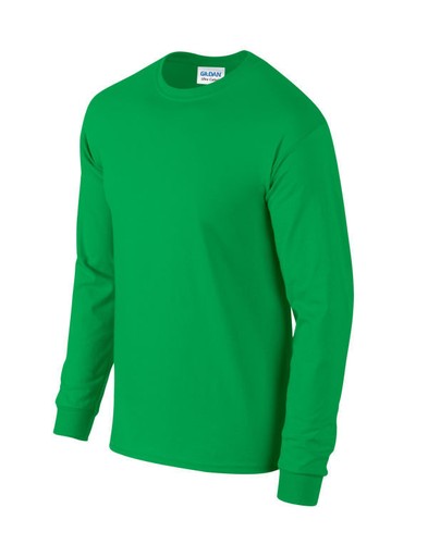 Gildan Ultra Cotton Long Sleeve T-Shirt 100% Cotton - S - 5XL - 21 Colours - New - Picture 30 of 64