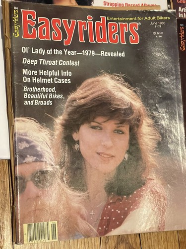 Easyriders Magazine Lot 12 Full Year 1980 Complete Centerfolds Iron On Transfer - Picture 4 of 14