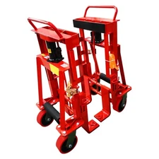 Hydraulic Machinery & Equipment Mover with Adjustable Forks, 12000 lb. Cap