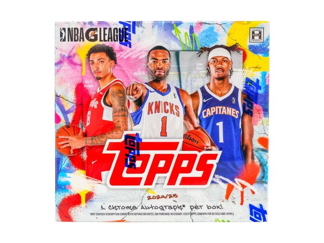 2024/25 Topps G-League Basketball Hobby Box RIPPED LIVE ONLY