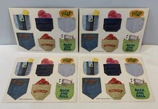 Vintage 4 Sheets Back Pant Pockets American Greetings Corp Fun & Unused Unstuck