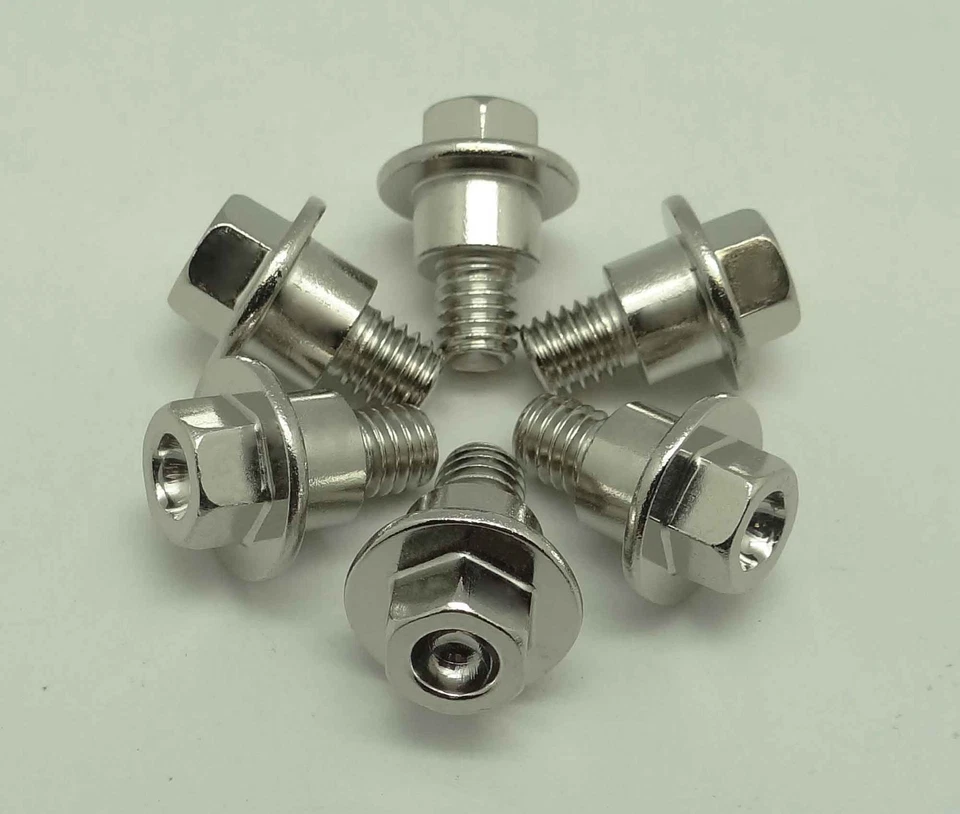 SPECBOLT NICKEL WURKS FORK GUARD BOLTS FOR KTM HUSQVARNA FC FE 125 250 300 450 - Image 2 of 4