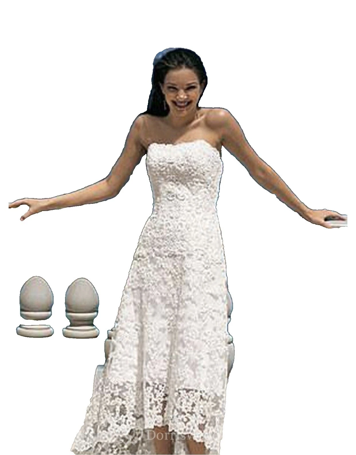 6 Women's Size Petites Wedding Dresses